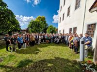our group in castle Schoenfeld