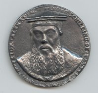 Portrait medal of Georg SvC, front side